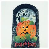 Hand Painted Halloween Trick or Treat Sign