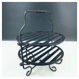 Black Iron Pie Rack