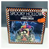 Spooky Hollow Lighted Porcelain Spider Circus