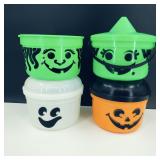 Vtg McDonalds Happy Meal Halloween Buckets