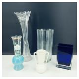Lot of 5 Vintage Flower Vases