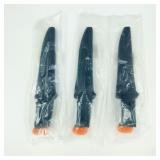 3 New-Wahoo Killer Fishing Knives and Sheaths