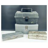 Lot of 4 Toolboxes with a Craftsman Toolbox