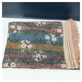 Vintage Fringe Floral Bedspread