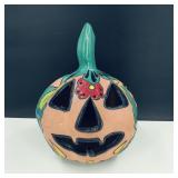 BlueOrange Pottery Mexican Talavera Pumpkin