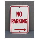 Authentic No Parking Sign