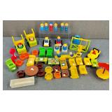 VTG Fisher Price Little People Furniture & Cars