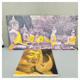 Buddha Oil on Canvas Painting & Canvas Art Print