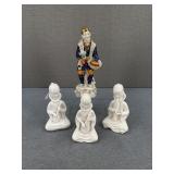 VTG-Lenwile Ardalt Porcelain Asian Musician Figs +