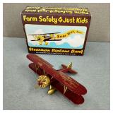 VTG - Stearman Biplane Diecast Bank
