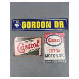 NASCAR Gordon Sign & Re-pop Oil Signs