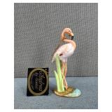 1983 Andrea by Sadek Porcelain Flamingo