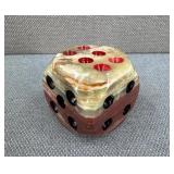 Solid Marble Dice Paper Weight