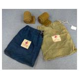 WWI Red Cross Bags with Cloth Bandages