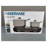 Farberware Double Burner 1800-Watt Cooktop