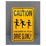 Caution Children at Play Sign