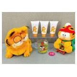 1980s-Garfield Lot-AVON Hand Cream/McDonald's Mug+
