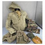 Vintage Military Clothing & Bags