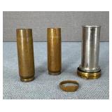 WWI 1918 Shell Casings Trench Art Ring & More