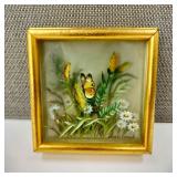 Susan Comish 3D Butterfly Field Oil Painting