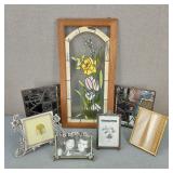 Small Mirrors Picture Frames & Stained Glass