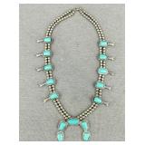 West & Co Faux Squash Blossom Necklace