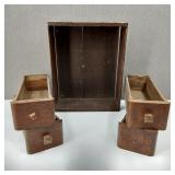 Antique Box & Sewing Machine Drawers