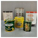 VTG Metal Cans Du Pont Decoware & More