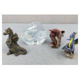Crytal Dragon Paperweight Dragon Figures Plus