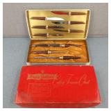 VTG 1957 Crown Sheffield Cutlery & Chest