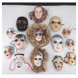 Vintage Masquerade Wall Masks