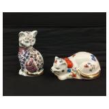 VTG Lenwile Ardalt China Cat & Porcelain Cat