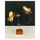 Vintage Brass Butterflies