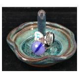 .925 Black Moonstone & Agate Rings Plus