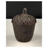Cast Iron Acorn Trinket Dish