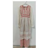 1960/70s Hand Crafted Boho Folk Dress