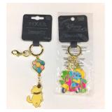 Loungefly Pixar "Dug" & Disney Stich Key Chains