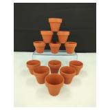 12 Mini 2" Terracotta Pots Germany