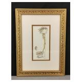 Peggy Abrams "Floral Commode" Framed Print