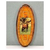 Vintage Western Cribbage Board