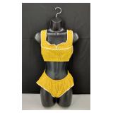 Adorable 1960/70s Yellow Polkadot Sleep Set