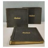 3 Brunswick Phonograph Records Books with Records