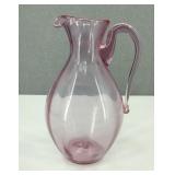 VTG Blenko Rose Optic Pitcher #645