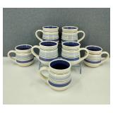 VTG Pfaltzgraff Rio Stoneware Coffee Mugs (7)