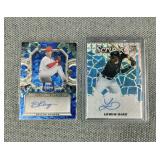 Lewin David & Dalton Rogers Autographed Cards