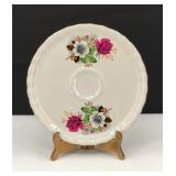 VTG Porcelain Ukrainian Floral Platter