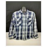 VTG Five Brothers Flannel & Pearl Snap Jacket XL