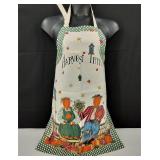 VTG Kay Dee Fall Harvest Cottage Linen Apron