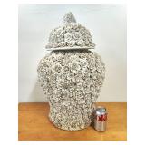 Tozai Home Stunning Floral Porcelain Ginger Jar