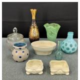 Vintage Glass Lot Germany Porcelain & More
